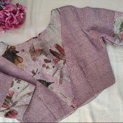 V-Shaped Back Design Blouse