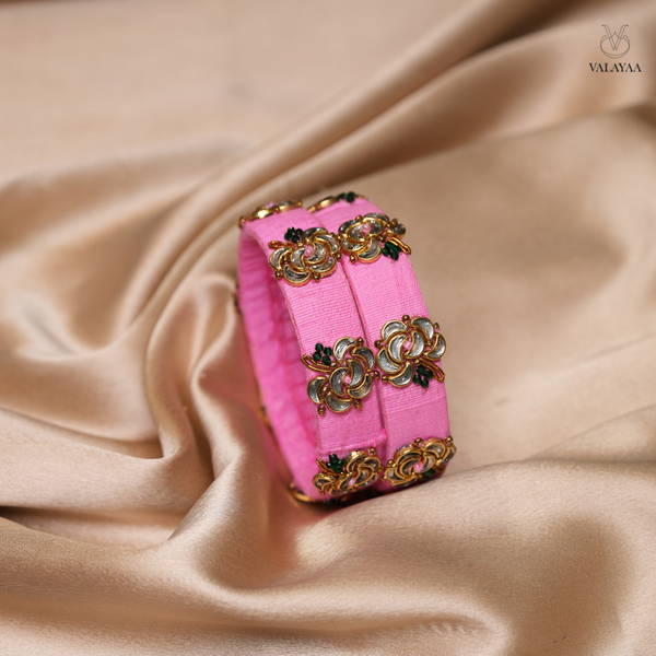 Blush Royale Floral Bangle