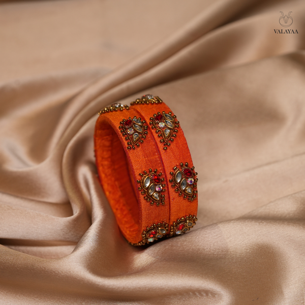 Amber Royale Silk Bangle