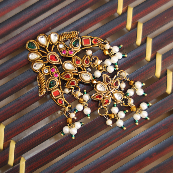 Antique Pearl Drop U-Pin