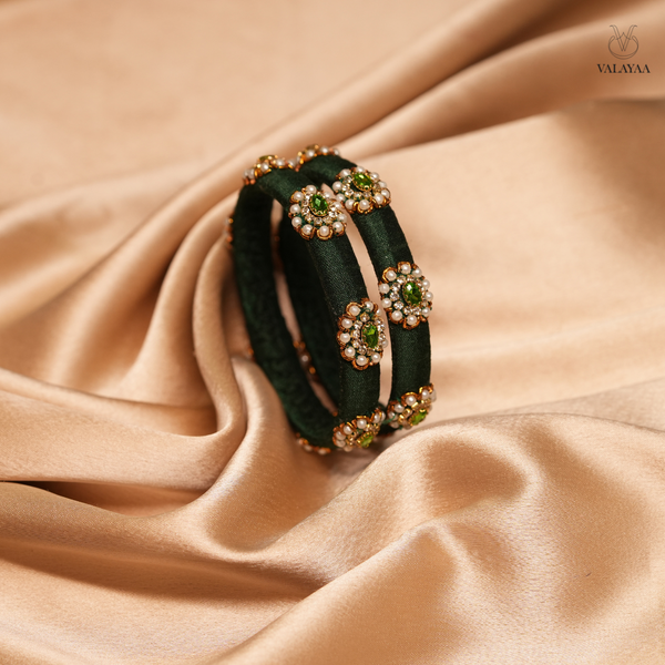 Verdant Royale Pearl Bangle