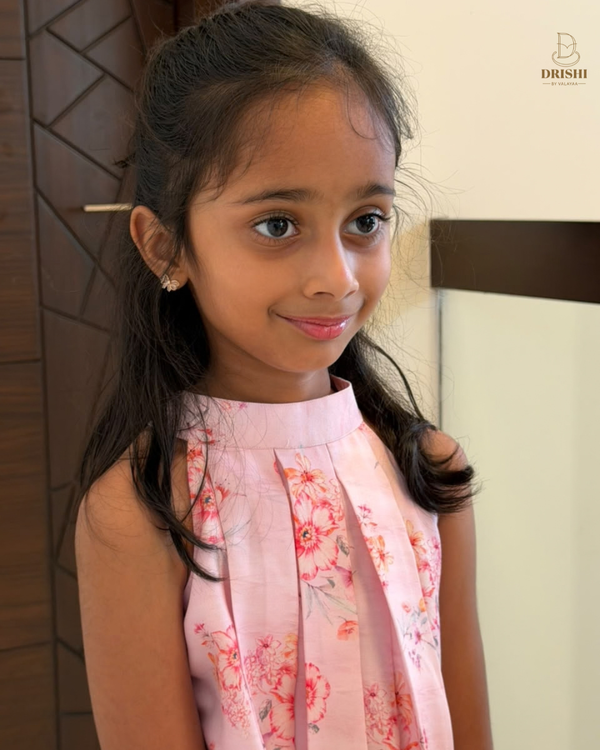 Diwali Pink Floral Co-ord Set