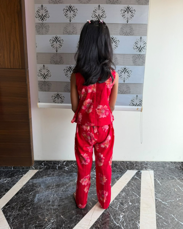 Ruby Bloom Floral Outfit