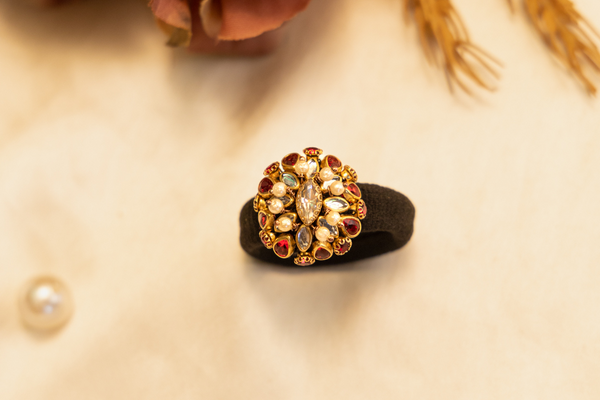 Colorful Floral-Designed Hair Band