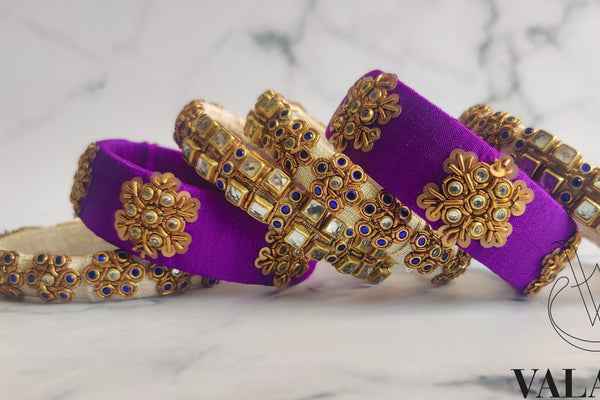 Muhurtham Floral Designed Bangle