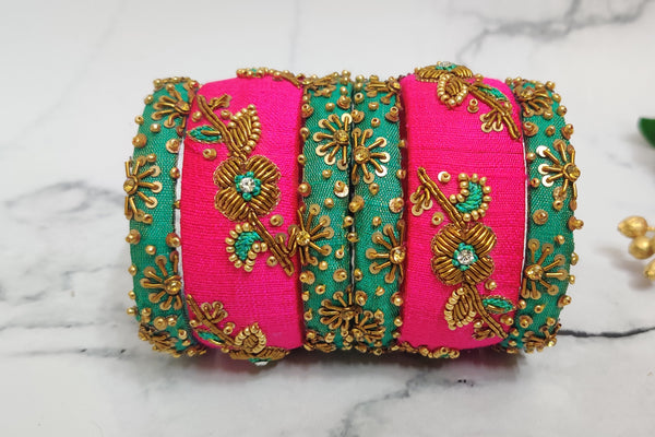 Creepy Leaf Design Bangle