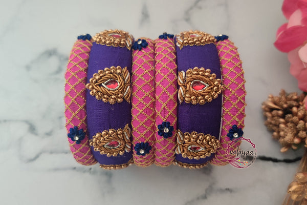 Traditional Crisscrossed Design Bangle