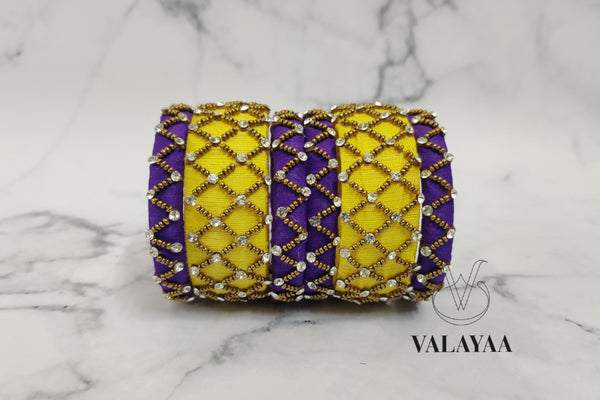 Crisscrossed Design Bangle