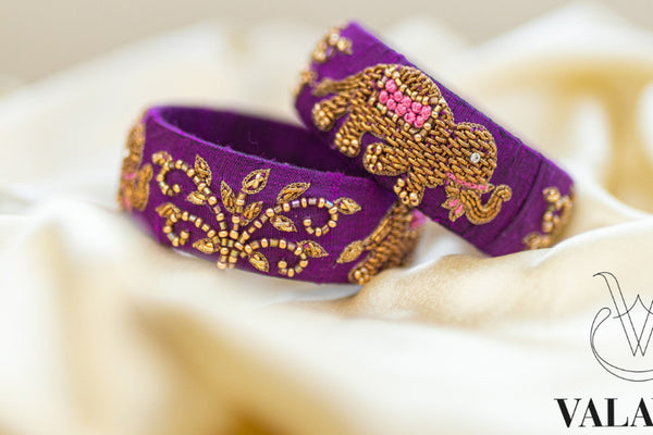 Elephant Charm Bangle