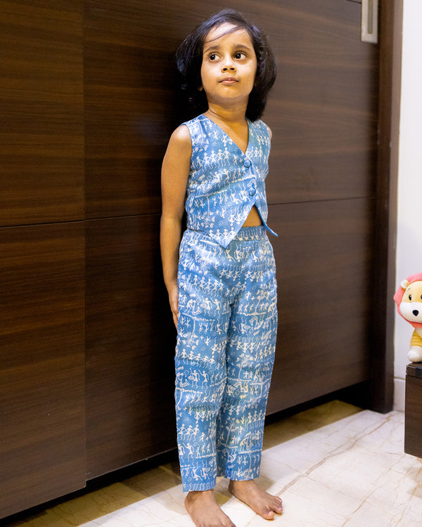 Bandhini croptop and pant