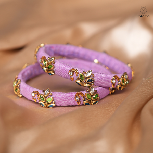 Lilac Flora Bangle
