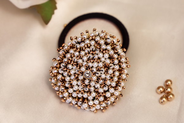 Multi-Layered Seed Beads Hair Band