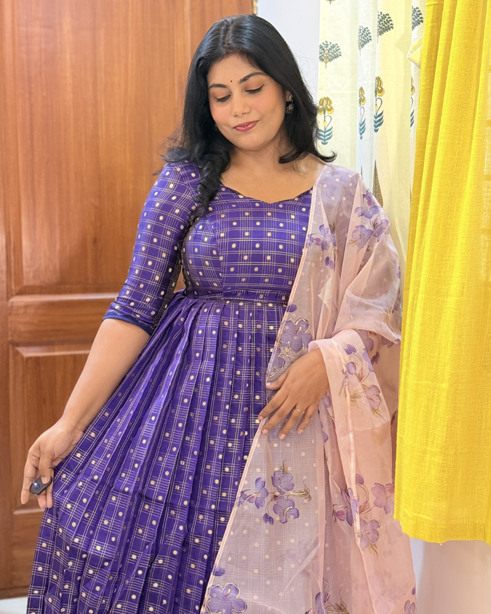 Royal Iris  Banarasi Anarkali
