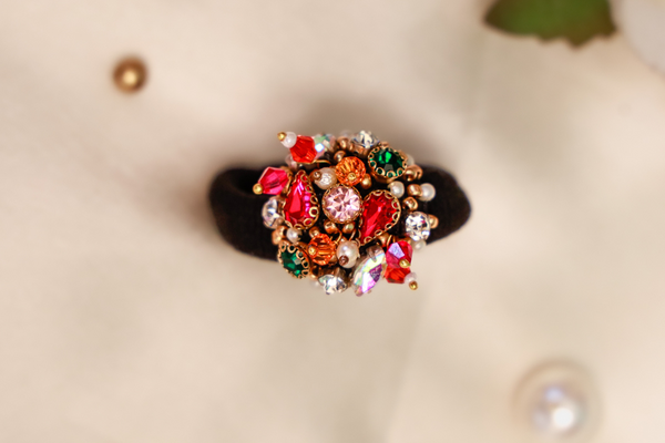Colorful Stone-Designed Hair Band