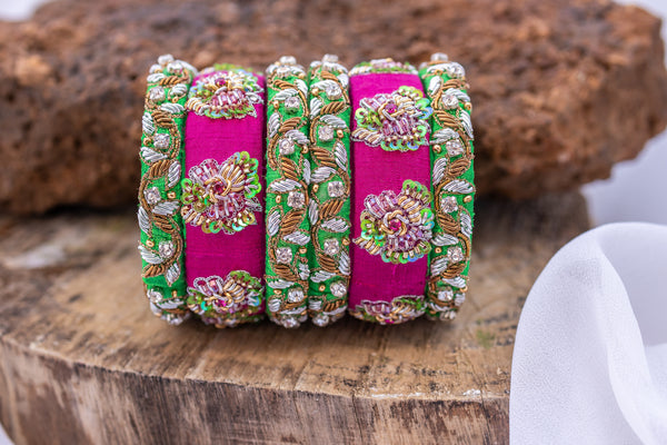 Floral & Leaf Designed Bangle