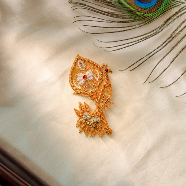 Divine Mayil Vel Brooch