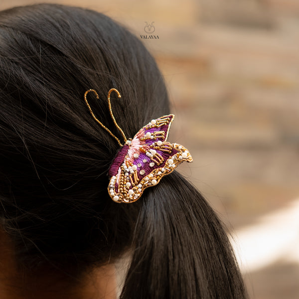 Butterfly Bloom Alligator Clip