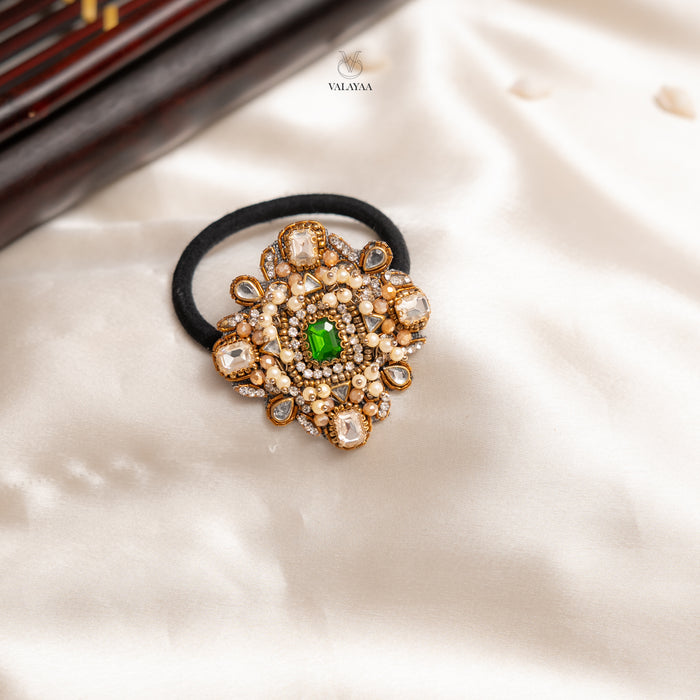 Green Jewel Aura Hair Band