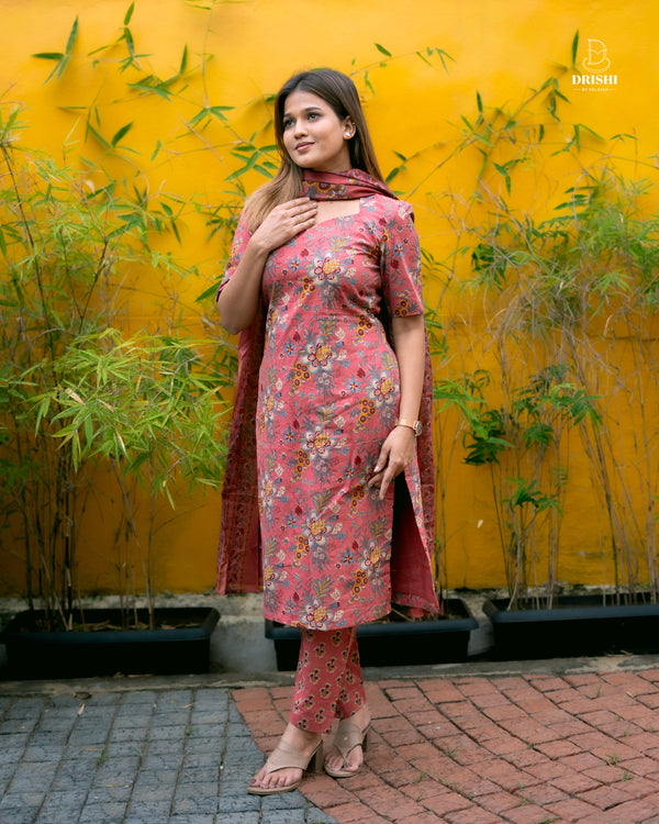 BloomAura Printed Kurta Set