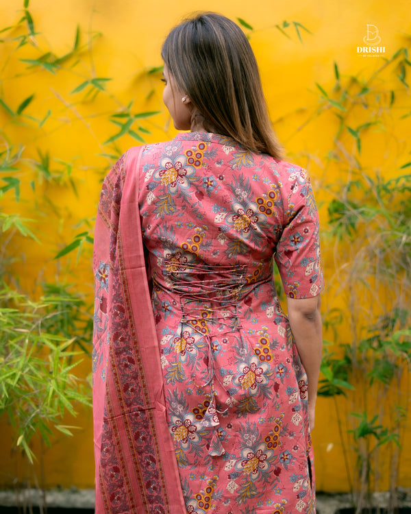 BloomAura Printed Kurta Set