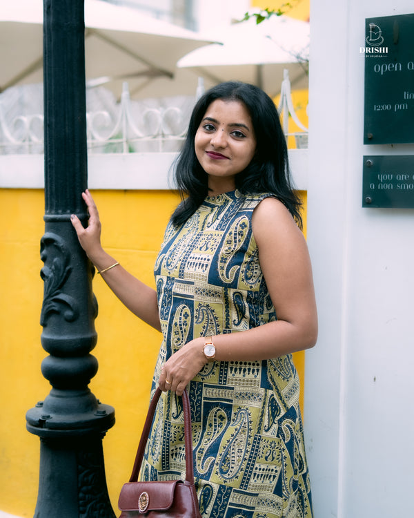 Classic Ajrakh Muse Co-ord Set