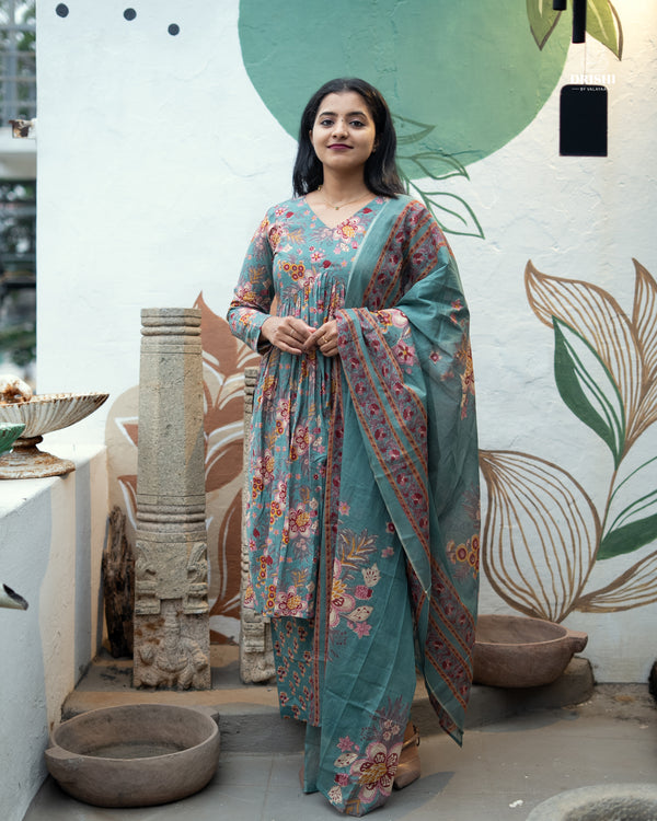 Petal Flow Kurta Set