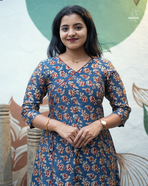 Neelam Floral  Kurta Set