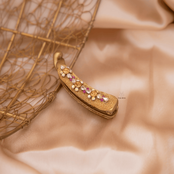 Gold Stone Banana clip