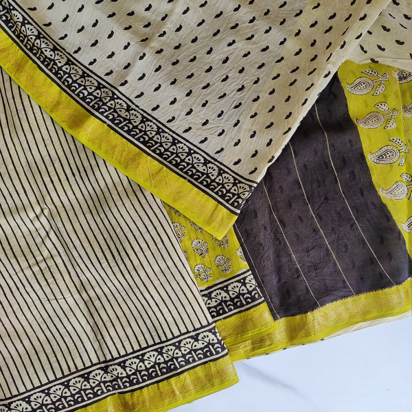 Hand Blocked Maheswari Silk
