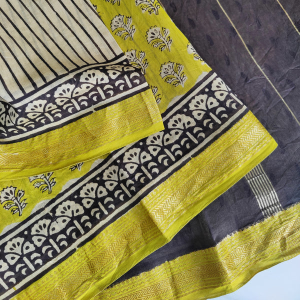 Hand Blocked Maheswari Silk