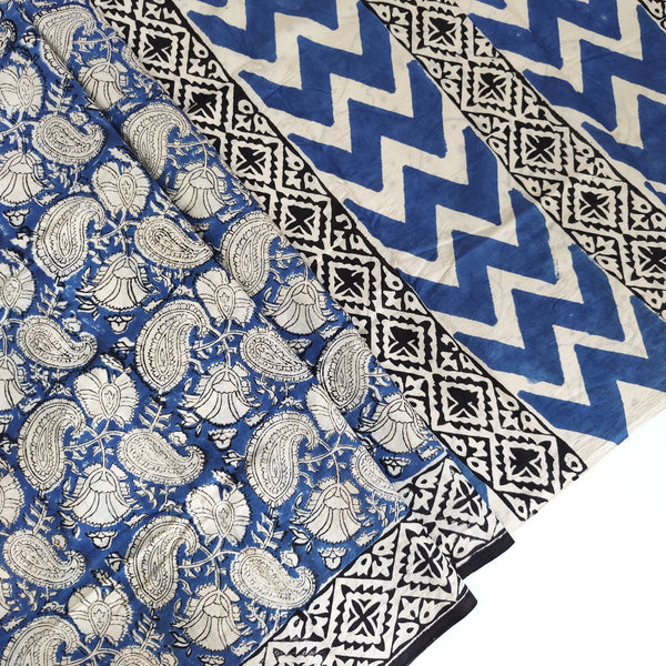 Mul Mul Cotton Saree With Chic Crepe Blouse