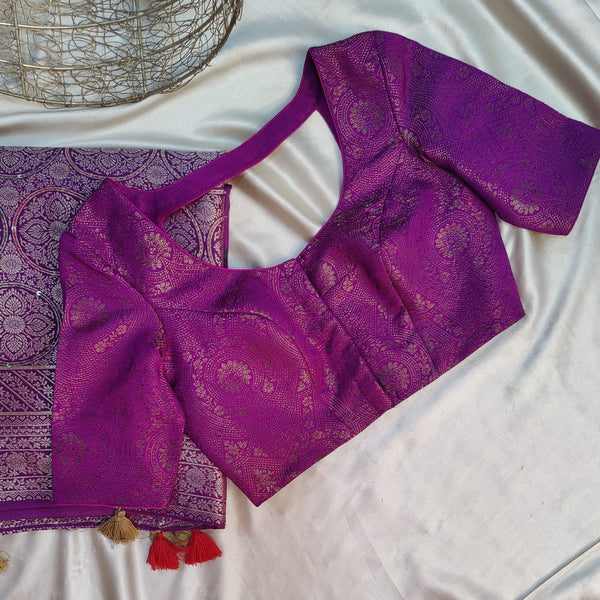 V Neck Blouse Stitching