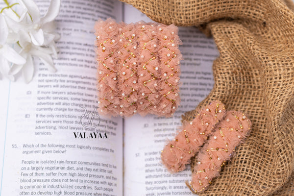 Zig Zag Beads Bangle With Tic Tac Clips