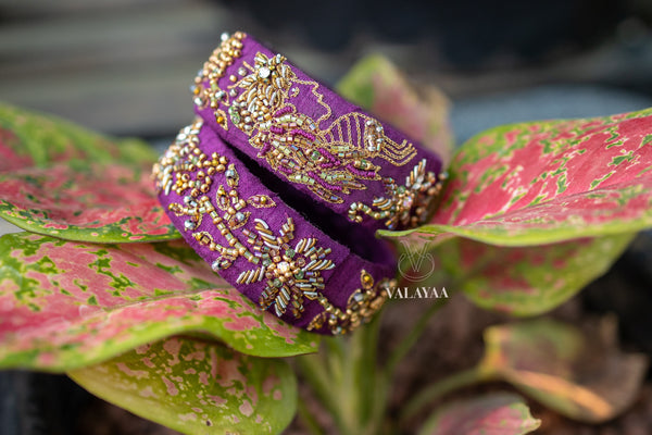KUNDAN ZIGZAG BANGLES (KIDS)