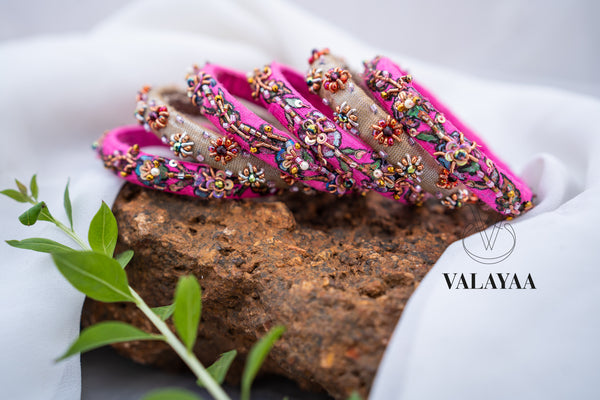 Shimmer Zardozi Bangle