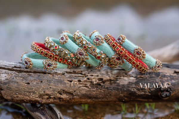 Zardosi And Stone Work Bangle
