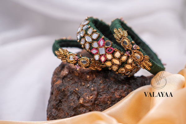 Floral Stoned Work Bangle