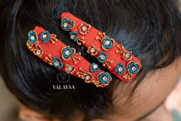 Sparkling Crystals Tick Tak Clips