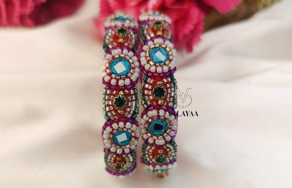MIRROR CUTWORK BANGLES