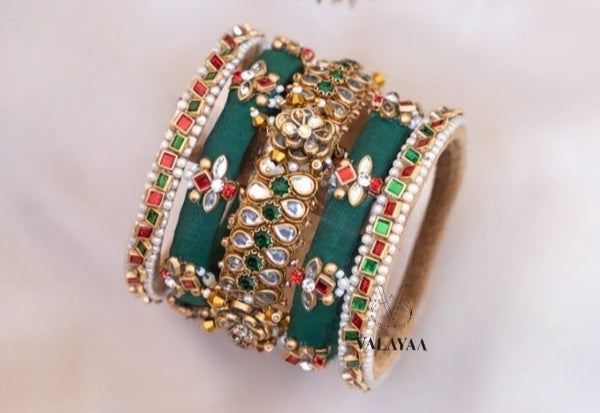 RAIN DROP KUNDAN BANGLE