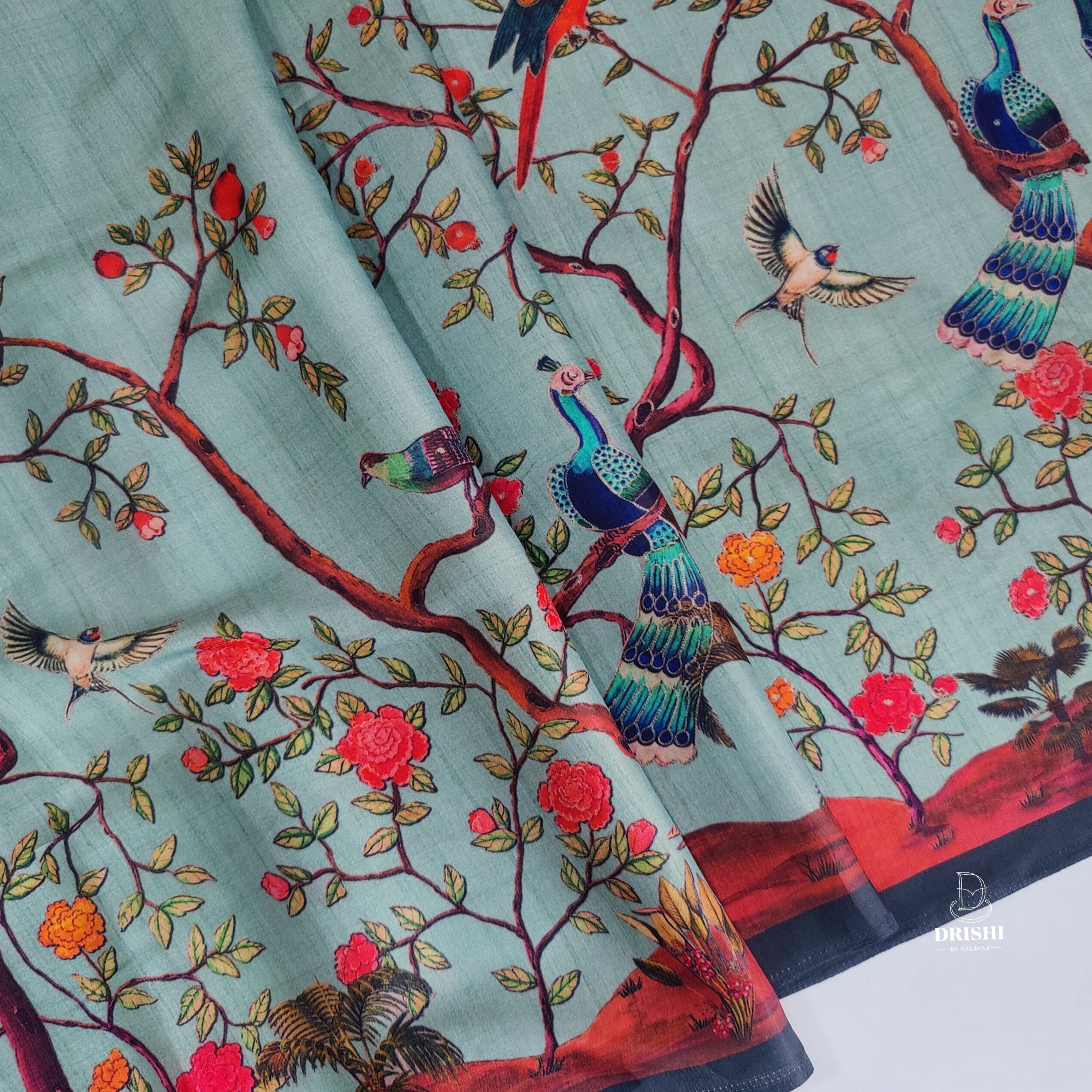 Printed Silk Saree