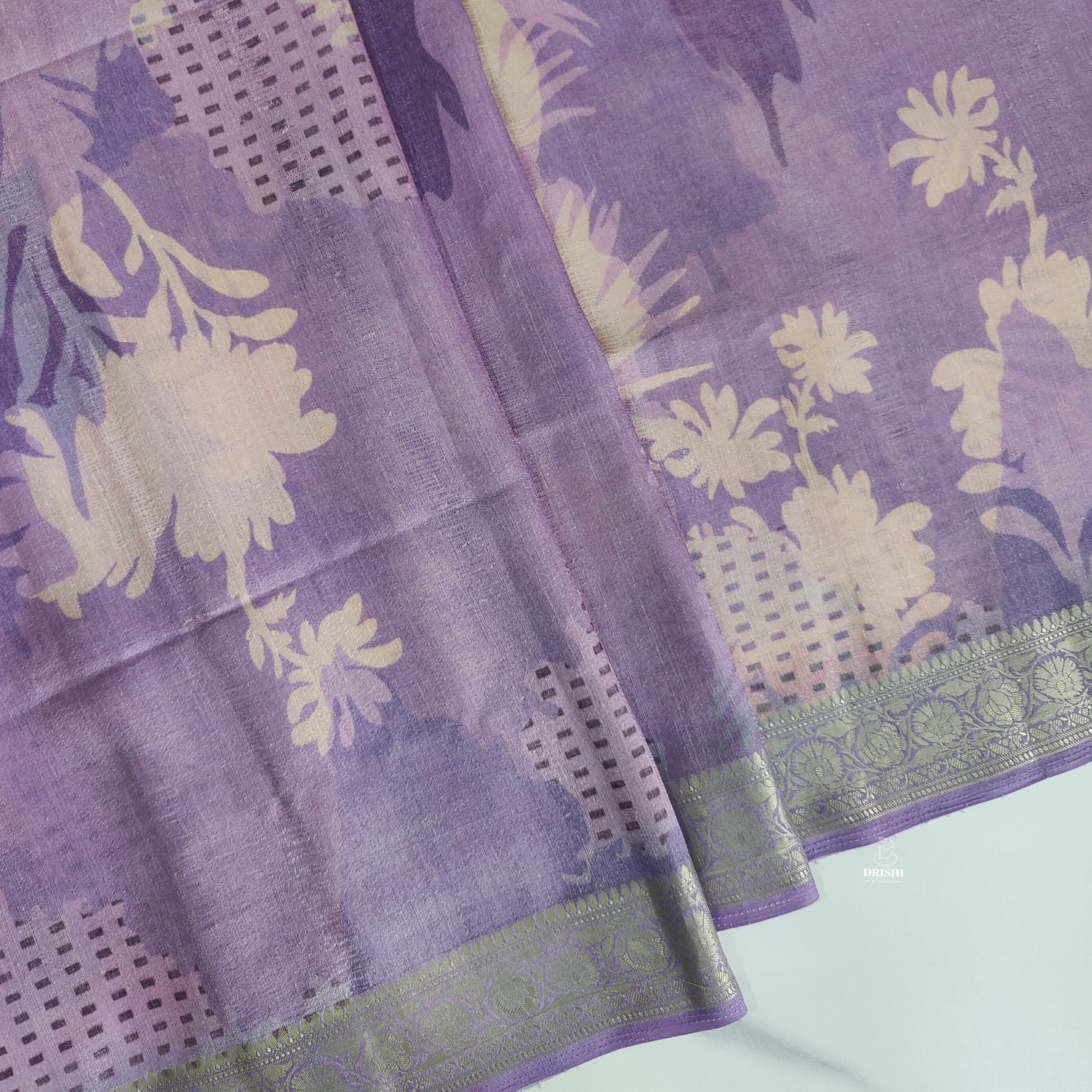 Chappa Tussar Silk Saree