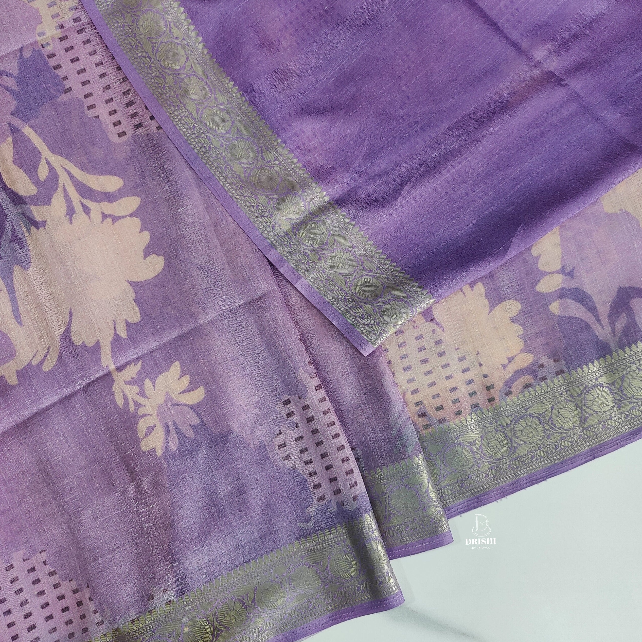 Chappa Tussar Silk Saree