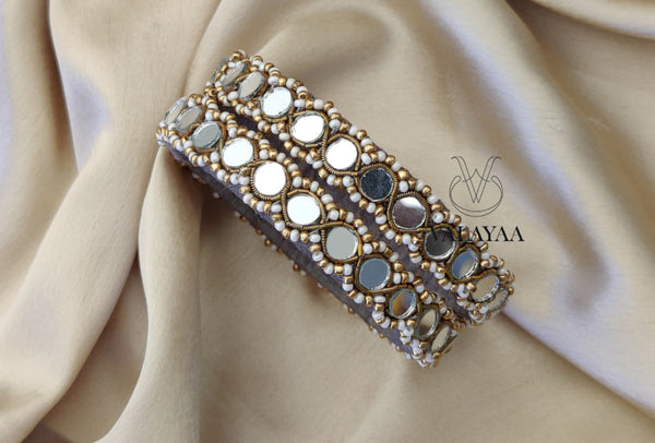 Grey Mirror bangle