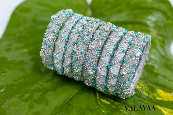 Zig-Zag Petal Harmony Bangles