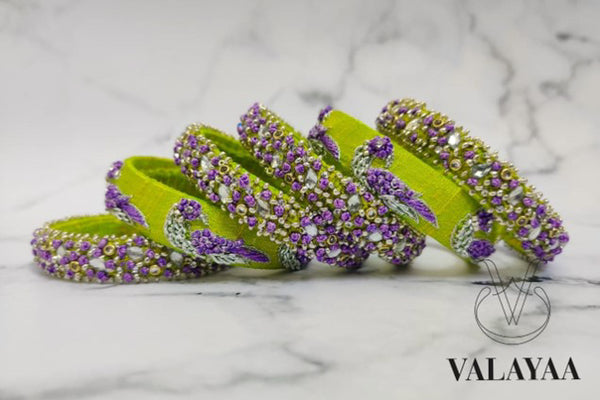 Enchanted Peacock Design Bangles