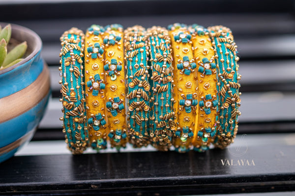 Sapphire Sunshine Bangles