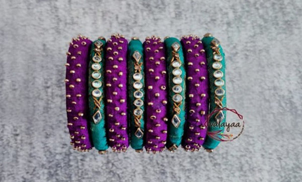 Regal Reflection Mirror Bangles