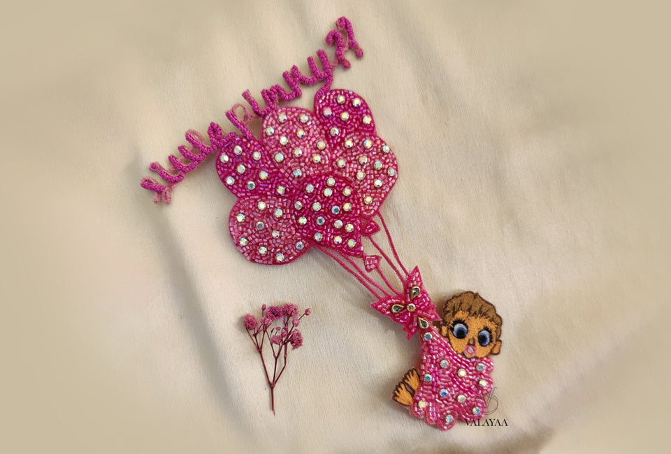 Pink Baby Brooch