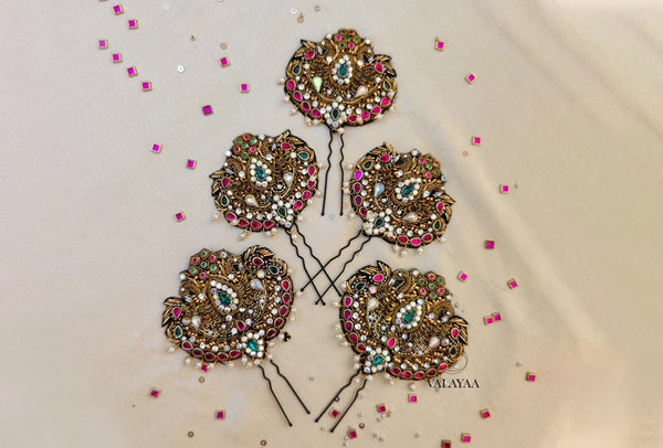 Jaipuri Peacock Pendant Upin